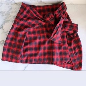 Plaid skort! Size small